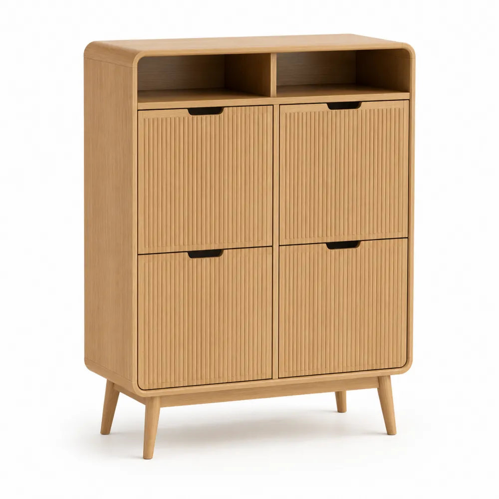 Credenza in Legno MDF con Impiallacciatura in Rovere